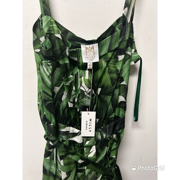 Milly: Voile Floral appliqué Swim cover-up - Picture 8 of 8